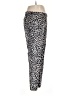 89th & Madison Animal Print Silver Casual Pants Size L - photo 4