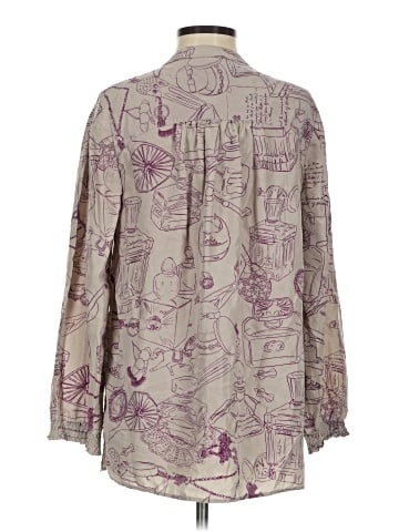Hayden Harnett 3/4 Sleeve Silk Top (view 2)