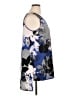 Alfani 100% Polyester Blue Sleeveless Blouse Size 14 - photo 4