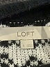 Ann Taylor LOFT Argyle Black Turtleneck Sweater Size S - photo 7