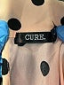 Cure 100% Polyester Polka Dots Pink Long Sleeve Blouse Size L - photo 7