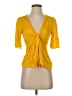 Zara Yellow Short Sleeve Top Size XS - photo 1