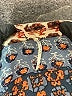 Unbranded 100% Rayon Paisley Blue Long Sleeve Blouse Size XS - photo 7