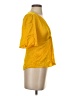 Zara Yellow Short Sleeve Top Size XS - photo 4