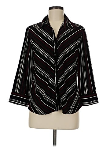 Ninety 3/4 Sleeve Button-Down Shirt (view 1)