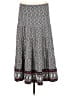 Studio M Paisley Gray Black Casual Skirt Size S - photo 1