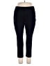 Boutique + Solid Black Blue Casual Pants Size 14 Plus - photo 1