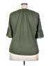 Assorted Brands Green 3/4 Sleeve Blouse Size 2X - photo 2