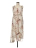 ASM Collection 100% Polyester Floral Ivory Cocktail Dress Size M - photo 1