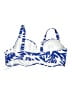Kona Sol Print Blue Swimsuit Top Size 22 - photo 2