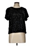 Generation Love 100% Polyester Black Short Sleeve Top Size L - photo 1