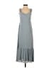 BHLDN 100% Polyester Gray Casual Dress Size 4 - photo 1