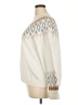 North Pole Trading Co. Chevron-herringbone Ivory Pullover Sweater Size XXL - photo 5