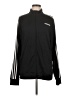 Adidas 100% Polyester Black Track Jacket Size L - photo 1