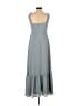 BHLDN 100% Polyester Gray Casual Dress Size 4 - photo 2