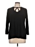 Jones Studio Black 3/4 Sleeve Top Size L - photo 1