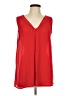 Violet & Claire 100% Polyester Red Sleeveless Blouse Size L - photo 1