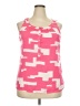 Kenneth Cole REACTION 100% Polyester Pink Sleeveless Blouse Size XXL - photo 1