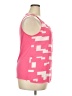 Kenneth Cole REACTION 100% Polyester Pink Sleeveless Blouse Size XXL - photo 4