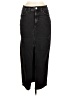 Express Black Denim Skirt Size 6 - photo 1