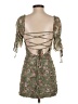 Altar'd State 100% Polyester Floral Green Cocktail Dress Size XS - photo 2