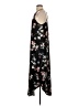 Aqua Floral Black Casual Dress Size XS - photo 5