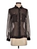 Gap 100% Polyester Black Long Sleeve Blouse Size XS - photo 1