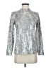 Chico's Metallic Silver Turtleneck Sweater Size S - photo 1