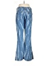 S.O.N.G. 100% Cotton Chevron-herringbone Blue Jeans Size 9 - photo 2