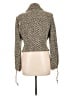 Per Se By Carlisle Chevron-herringbone Gold Tan Jacket Size 10 - photo 2