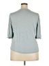 Democracy Blue 3/4 Sleeve Button-Down Shirt Size 2X - photo 2