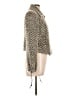 Per Se By Carlisle Chevron-herringbone Gold Tan Jacket Size 10 - photo 4