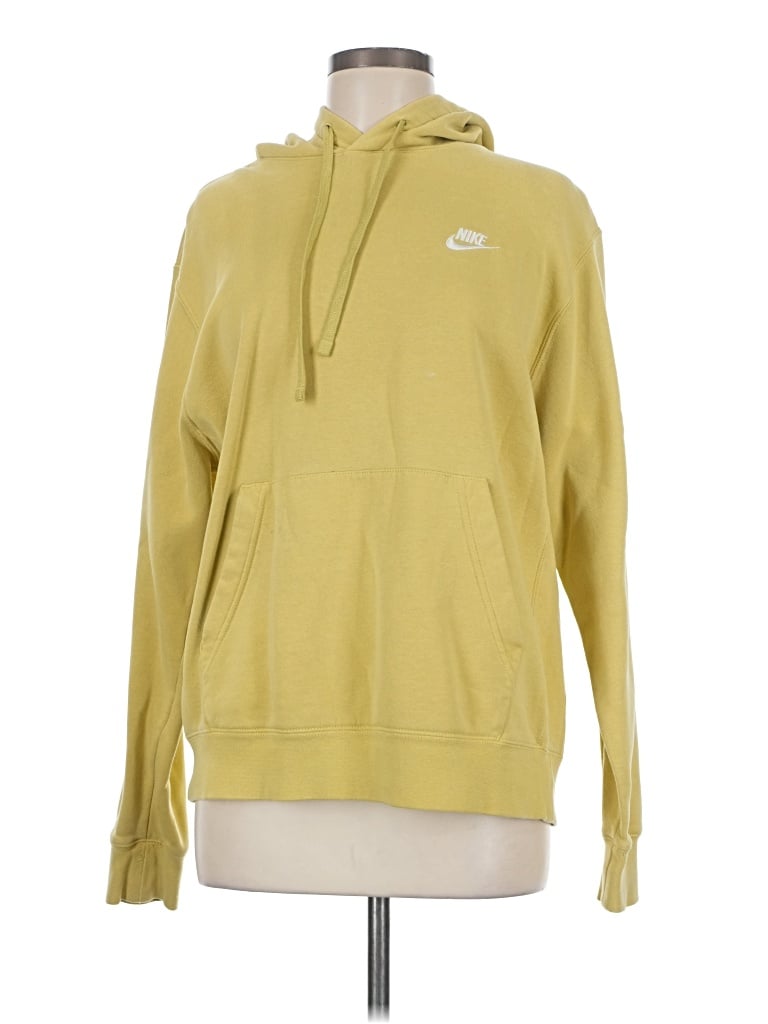 Pre-owned Nike Pullover Hoodie In Yellow