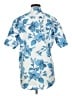 Unbranded Tropical Blue Short Sleeve Button-Down Shirt Size M - photo 2