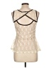 Speechless Ivory Sleeveless Blouse Size L - photo 2