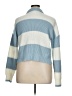It's Our Time Color Block Blue Pullover Sweater Size XL - photo 2