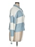 It's Our Time Color Block Blue Pullover Sweater Size XL - photo 4