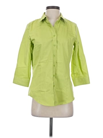 Coldwater Creek 3/4 Sleeve Button-Down Shirt (view 1)