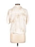 Caffé Marrakesh 100% Rayon Tie-dye Ivory Short Sleeve Blouse Size L - photo 2