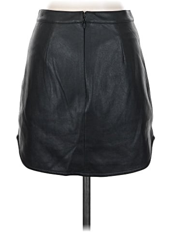 BCBGMAXAZRIA Faux Leather Skirt (view 2)