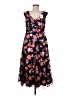 Xscape 100% Polyester Floral Black Cocktail Dress Size 8 - photo 1