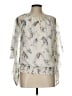 Joie 100% Silk Ivory 3/4 Sleeve Silk Top Size L - photo 1