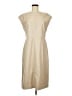 prologue 100% Polyester Solid Tan Casual Dress Size M - photo 1