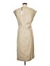 prologue 100% Polyester Solid Tan Casual Dress Size M - photo 2