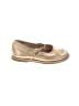 Zara 100% Leather Metallic Gold Flats Size EU 23 (kids) - photo 1
