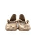 Zara 100% Leather Metallic Gold Flats Size EU 23 (kids) - photo 2