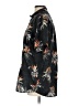 O'Neill Tropical Black Short Sleeve Blouse Size S - photo 5