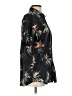 O'Neill Tropical Black Short Sleeve Blouse Size S - photo 4