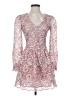 Walter Baker 100% Polyester Paisley Pink Cocktail Dress Size 0 - photo 1