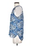 Saint Tropez West 100% Polyester Blue Sleeveless Blouse Size S - photo 5